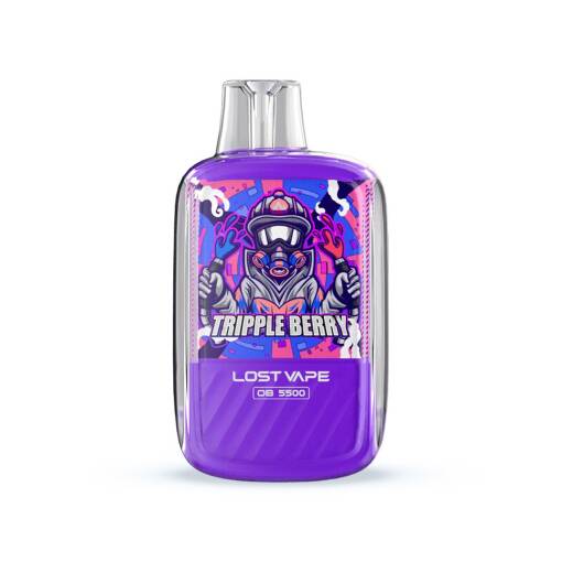 Lost Vape Disposable 5500 puff - Triple Berry - ( RECHARGEABLE )