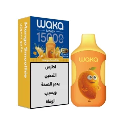 Waka Smash Disposable 15000 puff - Mango smoothie - ( RECHARGEABLE )