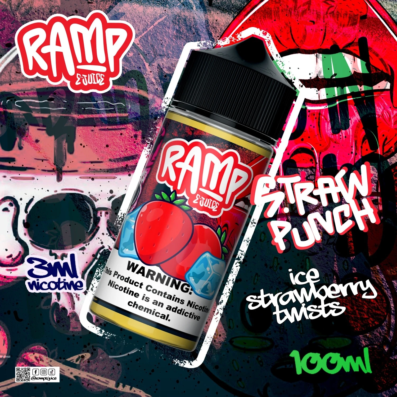 منحدر - لكمة القش - DL - 100 مل 1 رامب - مشروب القش - DL - 100 مل