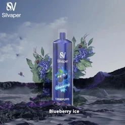 Silvaper DL Disposable 12000  - Blueberry Ice - ( RECHARGEABLE ) 3 MG