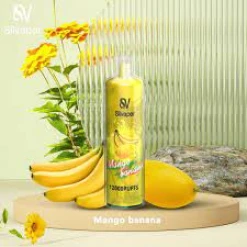 Silvaper DL Disposable 12000  - Mango Banana - ( RECHARGEABLE ) 3 MG