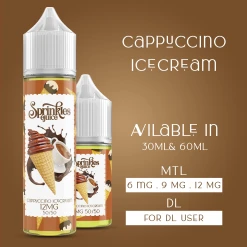Sprinkles - Cappuccino Ice cream - DL - 60ML