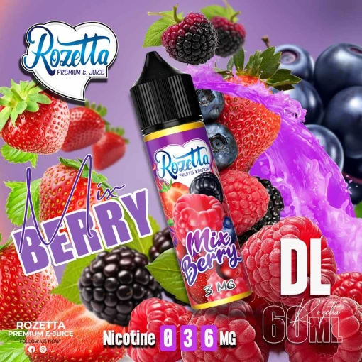 Rozetta - ميكس التوت - DL - 60 مل