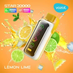 Vozol Disposable Star 20000 puff - Lemon Lime - ( RECHARGEABLE )