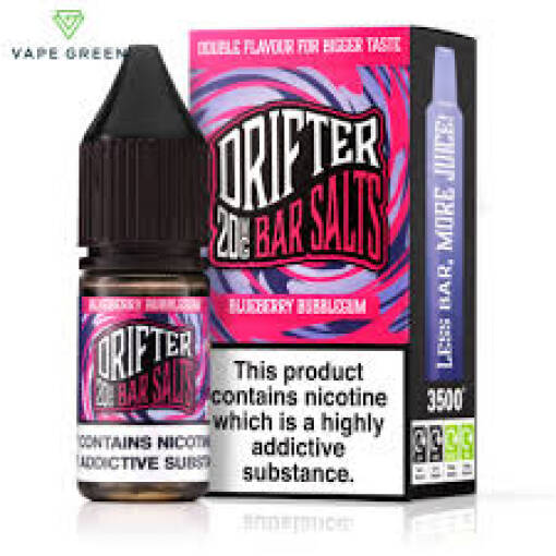 DRIFTER - BLUEBERRY BUBBLEGUM - SALT - 30ML