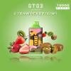 Citi Disposable 10000 puff GT03 - Strawberry Kiwi  - ( RECHARGEABLE ) 20 MG