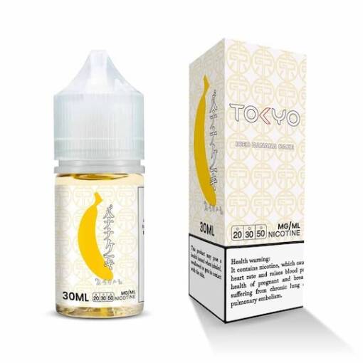 TOKYO - Iced banana cake - SALT - 30ML 1 TOKYO - Iced banana cake - SALT - 30ML