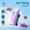ELFBAR ICE KING 30000 puff - Grape Ice - ( RECHARGEABLE )