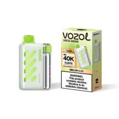 Vozol  Disposable Vista 40000 puff - Melon Gum - ( RECHARGEABLE )