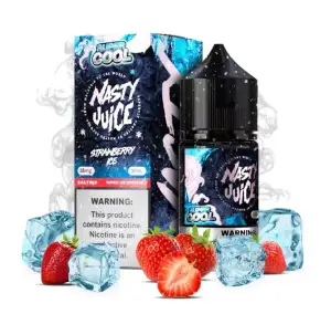 NASTY - سوبر كول - آيس الفراولة - ملح - 30 مل 1 NASTY - سوبر كول - آيس كريم الفراولة - ملح - 30 مل