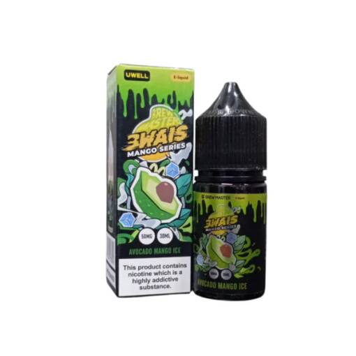UWELL - سلسلة 3WEIS - أفوكادو MANGO آيس - ملح - 30 مل