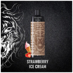 MOSMO Disposable 5000 Puff - DTL - STRAWBERYY ICE CREAM - ( RECHAGEABLE )