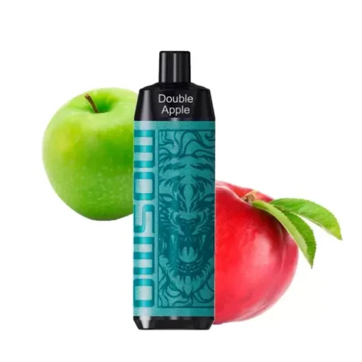 MOSMO Disposable 5000 Puff - DTL - تفاحة مزدوجة - (قابلة لإعادة التوصيل)