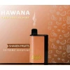 HAWANA PATRONE BAR 6500 سحبة للاستخدام مرة واحدة - طعم الفواكه المخفوقة - (قابلة لإعادة التوصيل) 50 ملغ