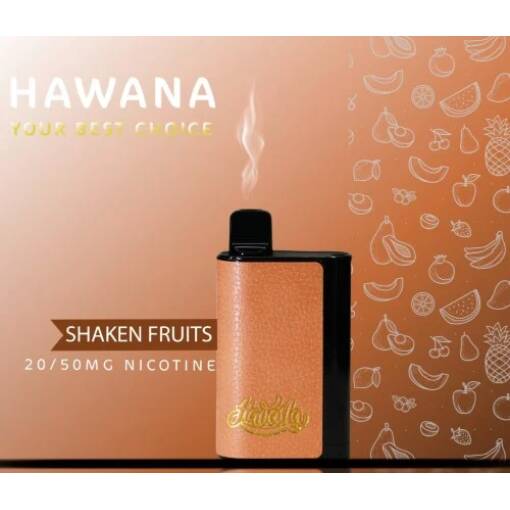 HAWANA PATRONE BAR Disposable 6500 puff - SHAKEN FRUITS  - ( RECHARGEABLE ) 50 MG
