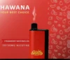 HAWANA PATRONE BAR Disposable 6500 puff - STRAWBERRY WATERMELON  - ( RECHARGEABLE ) 50 MG