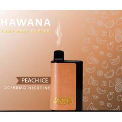 HAWANA PATRONE BAR Disposable 6500 puff - PEACH ICE - ( RECHARGEABLE ) 50 MG