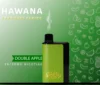 HAWANA PATRONE BAR Disposable 6500 puff - DOUBLE APPLE - ( RECHARGEABLE ) 50 MG