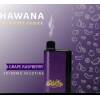 HAWANA PATRONE BAR Disposable 6500 puff - GRAPE RASPBERRY  - ( RECHARGEABLE ) 50 MG