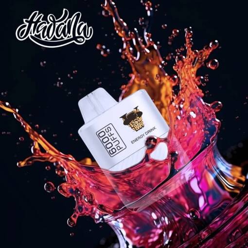 HAWANA ESCO BAR Disposable 6000 puff - ENERGY DRINK - ( RECHARGEABLE ) 50 MG