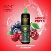 TORNADO K&M LEGEND Disposable 10000 puff - BLUEBERRY CHERRY CRANBERRY - ( RECHARGEABLE )