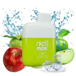 NKD 100 MAX Disposable 4500 PUFF - تفاحة مزدوجة - 50 ملغ (قابلة لإعادة التوصيل)