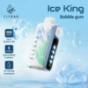 ELFBAR ICE KING 30000 puff - BUBBLE GUM - ( RECHARGEABLE )