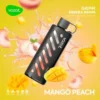 Vozol Disposable Shisha DTL 25000 puff - MANGO PEACH - ( RECHARGEABLE )