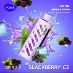 Vozol Disposable Shisha DTL 25000 puff - BLACKBERRY ICE - ( RECHARGEABLE )