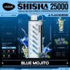 Vozol Disposable Shisha DTL 25000 puff - BLUE MOJITO - ( RECHARGEABLE )