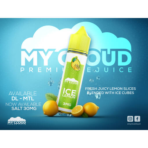 My Cloud - Lemon Ice - MTL - 60ML