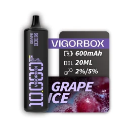 Vigor Box Disposable Pods 10000 puff - Grape Ice - ( RECHARGEABLE )