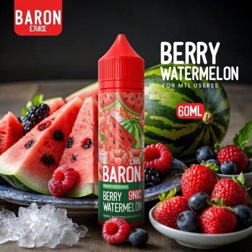 Baron - Berry Watermelon - MTL - 60 ML