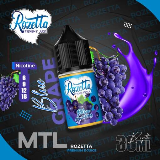 Rozetta - Blue Grapes - MTL - 30ML