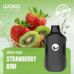 Waka Smash Disposable 15000 puff - Strawberry Kiwi - ( RECHARGEABLE )