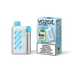 Vozol  Disposable Vista 40000 puff - Blue Razz Ice - ( RECHARGEABLE )