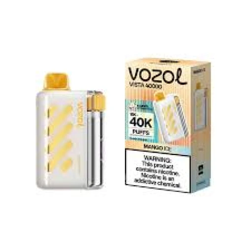 Vozol  Disposable Vista 40000 puff - Mango Ice - ( RECHARGEABLE )