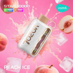 Vozol  Disposable Star 40000 puff - PEACH ICE - ( RECHARGEABLE )