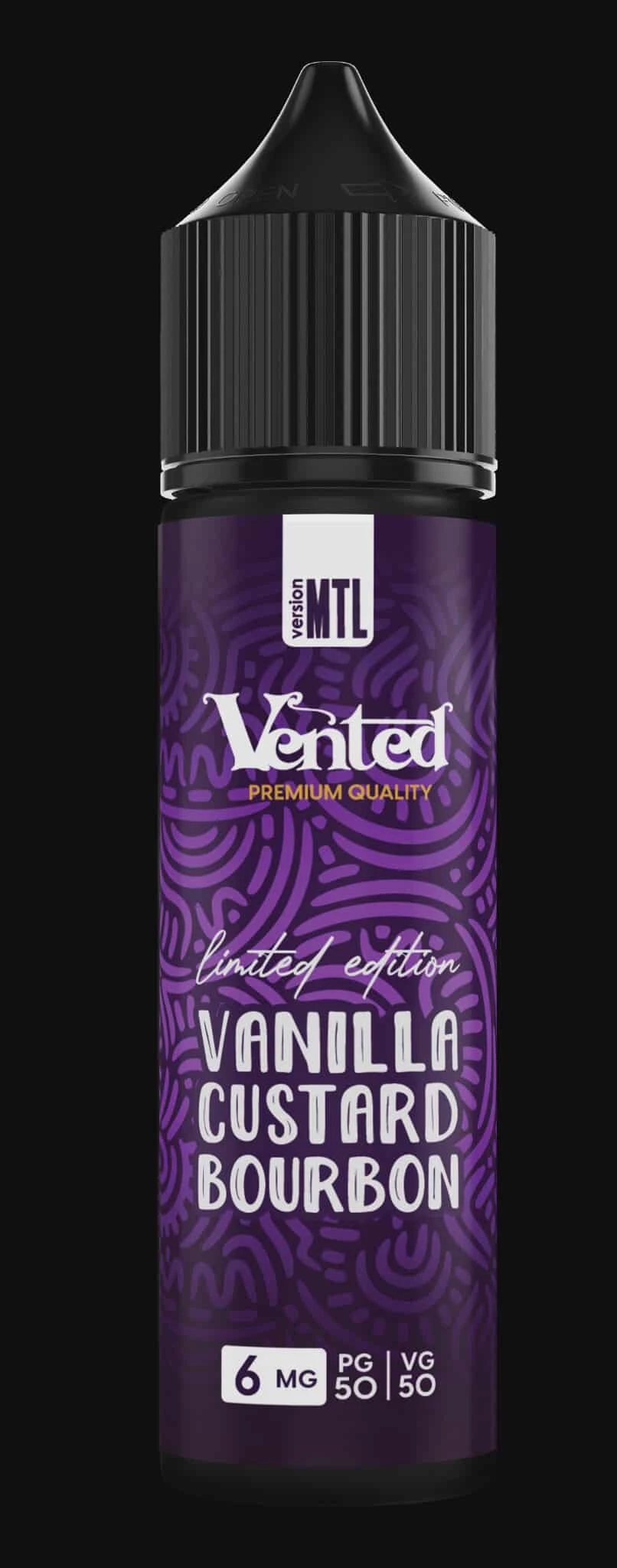 VENTED - VANILLA CUSTRAD BOURBON - MTL - 60ML 1 VENTED - VANILLA CUSTRAD BOURBON - MTL - 60ML