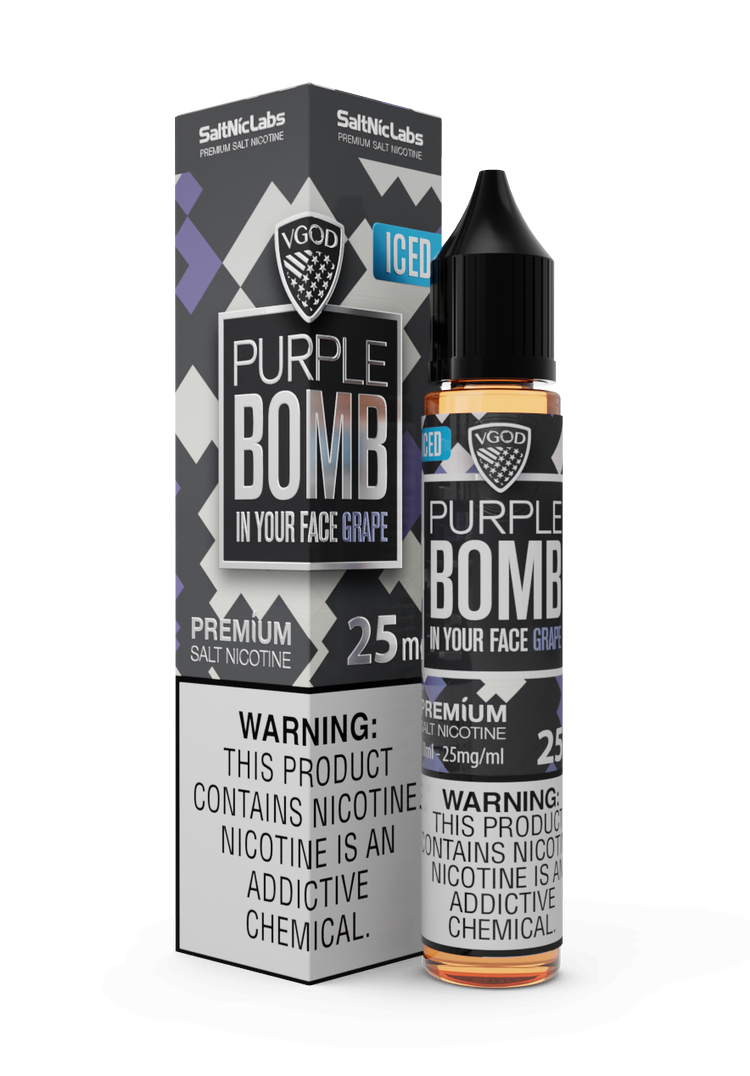 مشروب بيربل بومب المآيس - VGOD - ملح - 30 مل 1 بيربل بومب مآيس - VGOD - ملح - 30 مل