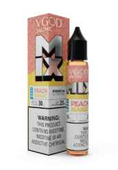 مشروب الخوخ المآيس PEACH MANGO - VGOD - مملح - 30 مل