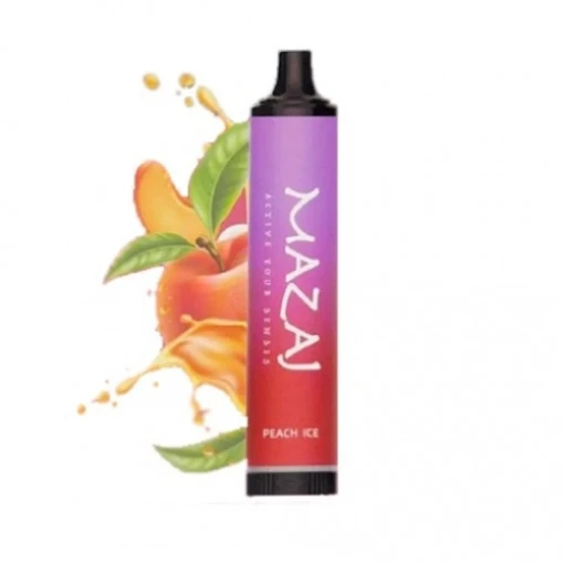 Mazaj Disposable - PEACH ICE - 5000 Puffs