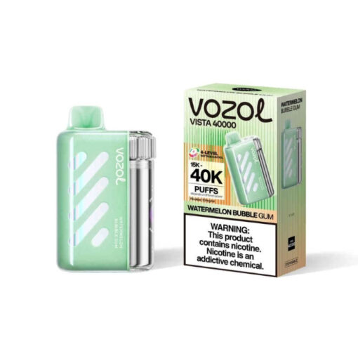 Vozol  Disposable Vista 40000 puff - WATERMELON BUBBLEGUM - ( RECHARGEABLE )