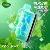 Vozol  Disposable Rave 40000 puff - Cool Mint - ( RECHARGEABLE )