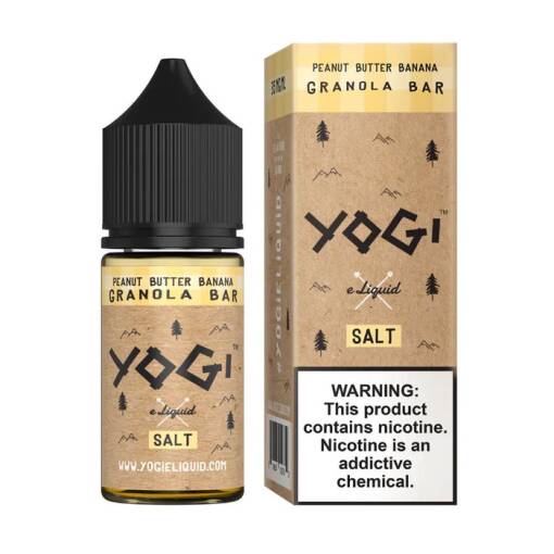 YOGI - Granola Bar - PEANUT BUTTER BANANA - SALT - 30ML