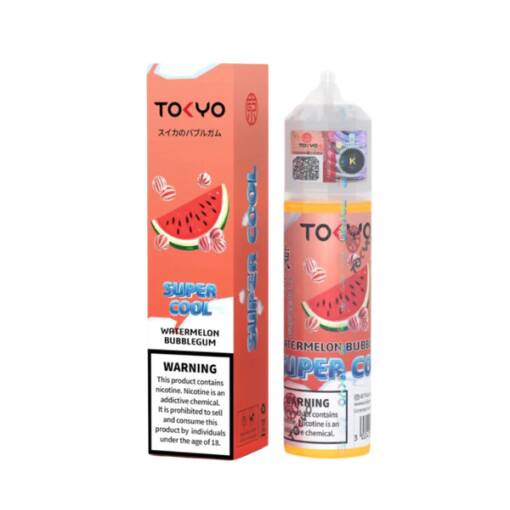 TOKYO  Super Cool - WATERMELON BUBBLE GUM - MTL - 60ML