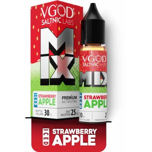 STRAWBERRY APPLE ICED - VGOD - SALT - 30ML 1 STRAWBERRY APPLE ICED - VGOD - SALT - 30ML