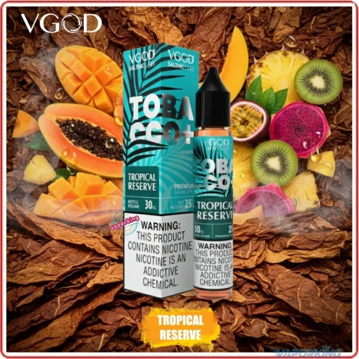 TOBACCO+ - TROPICAL RESERVE - VGOD - SALT - 30ML