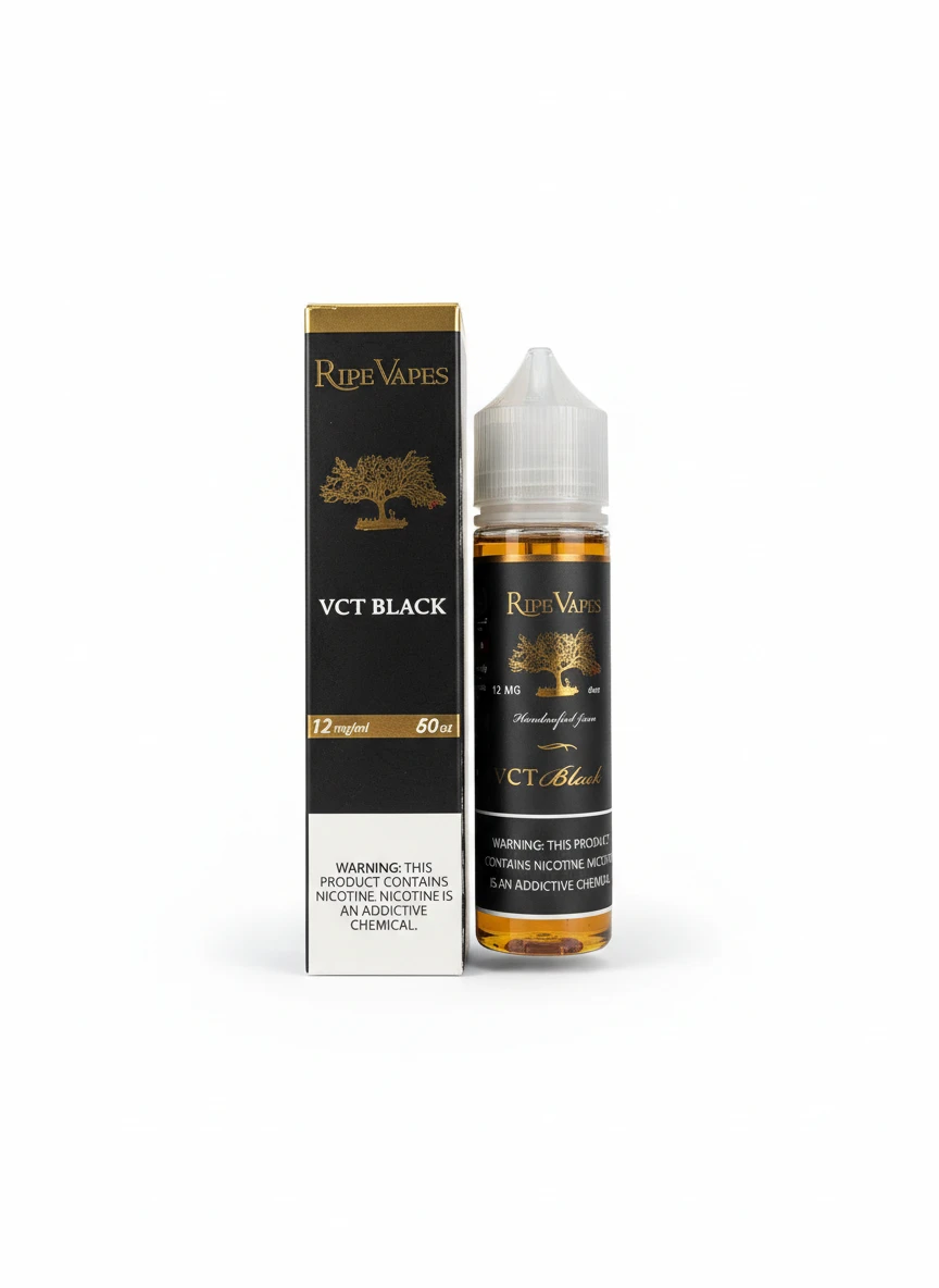VCT أسود - Ripe Vapes - MTL - 60 مل 1 في سي تي أسود - Ripe Vapes - MTL - 60 مل
