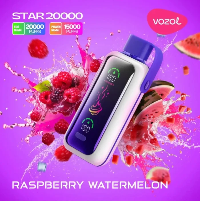 Vozol Disposable Star 20000 puff - RASPBERRY WATERMELON